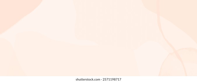 Abstract background with soft beige tones. The background features a smooth, flowing texture. Beige background with subtle, artistic shapes. Abstract graphic shape minimal background vector