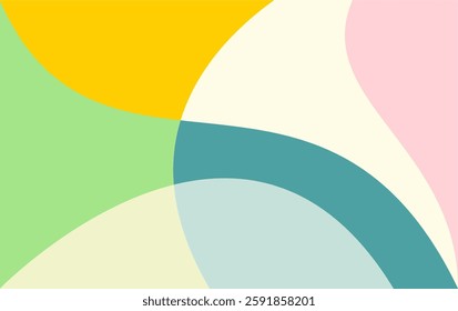 Abstract Background With Soft Color Design