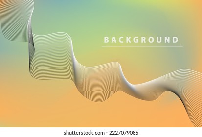 Abstract Background. Soft Colour Combination with Bleding Lines.