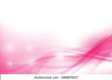 Abstract background soft curve and blend with line and overlap element with copy space, pink background, vector illustration