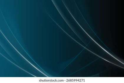 Plano de fundo abstrato com linhas curvas suaves