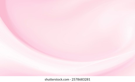 Abstract background with a soft  flowing pink texture