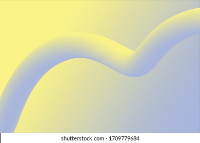 Abstract background with soft fluid shape. Sweet color gradient pastel background. Liquid dynamic shape. Vector illustration design.