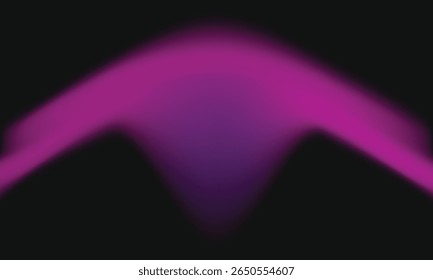 Fundo abstrato com raios de luz roxo brilhante macio e rosa em um fundo escuro