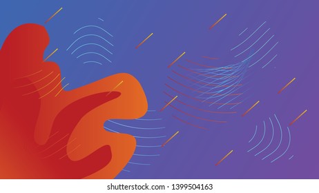 Abstract background with soft gradient color