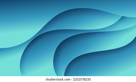 Abstract background soft gradient color and dynamic shadow on background .Vector background for wallpaper,banner. Eps 10
