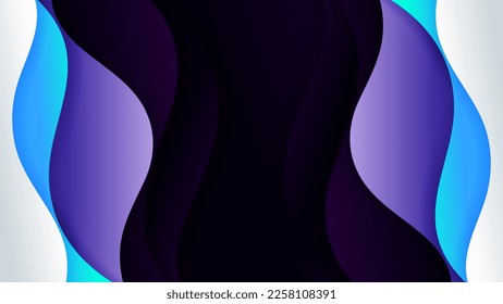 Abstract background soft gradient color and dynamic shadow on background .Vector background for wallpaper,banner. Eps 10