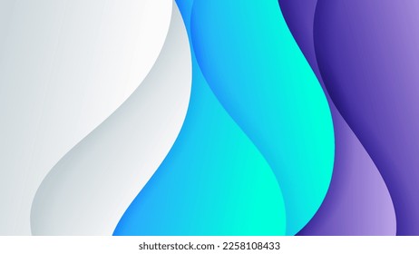 Abstract background soft gradient color and dynamic shadow on background .Vector background for wallpaper,banner. Eps 10