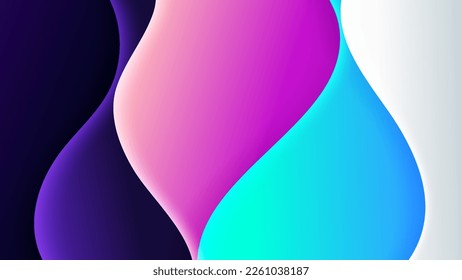 Resumen de fondo color gradiente suave y sombra dinámica en el fondo .Vector fondo para fondo de fondo de pantalla,banner. Eps 10