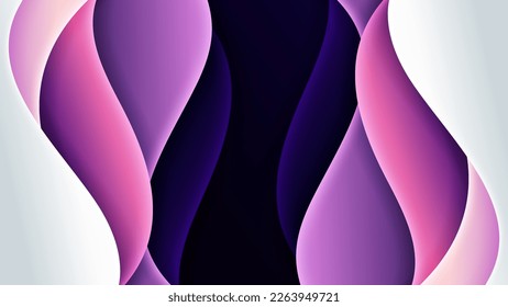 Abstract background soft gradient color and dynamic shadow on background .Vector background for wallpaper,banner. Eps 10