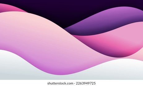 Abstract background soft gradient color and dynamic shadow on background .Vector background for wallpaper,banner. Eps 10