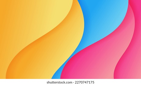 Abstract background soft gradient color and dynamic shadow on background .Vector background for wallpaper,banner. Eps 10