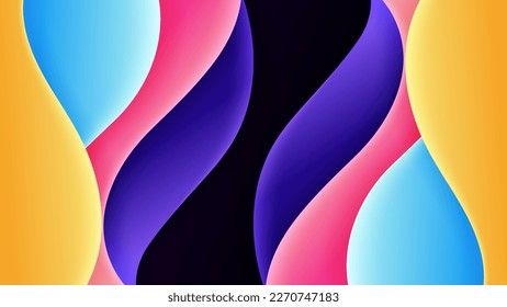 Abstract background soft gradient color and dynamic shadow on background .Vector background for wallpaper,banner. Eps 10