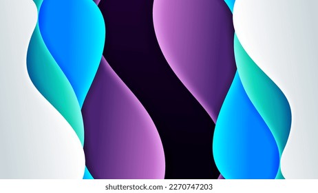 Abstract background soft gradient color and dynamic shadow on background .Vector background for wallpaper,banner. Eps 10