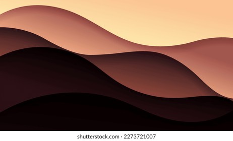 Abstract background soft gradient color and dynamic shadow on background .Vector background for wallpaper,banner. Eps 10