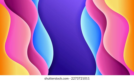 Abstract background soft gradient color and dynamic shadow on background .Vector background for wallpaper,banner. Eps 10