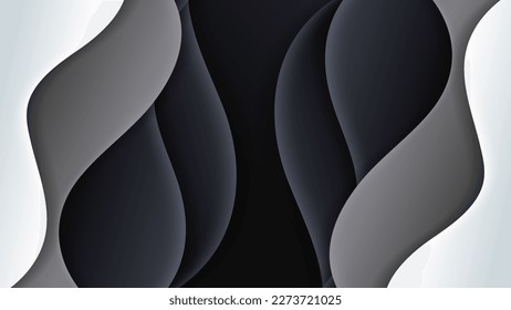 Abstrakter Hintergrund, weiche Farbverlauf-Farbe und dynamischer Schatten auf Hintergrund .Vektorhintergrund für Tapete,Banner. EPS10