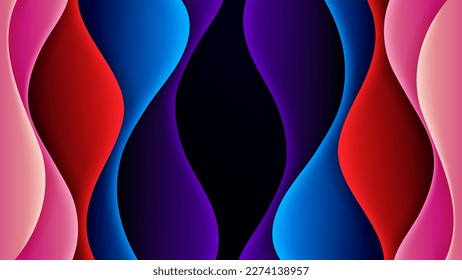 Abstract background soft gradient color and dynamic shadow on background. Eps 10