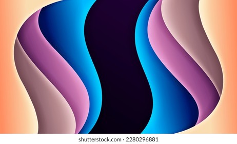 Abstract background soft gradient color and dynamic shadow on background .Vector background for wallpaper,banner. Eps 10