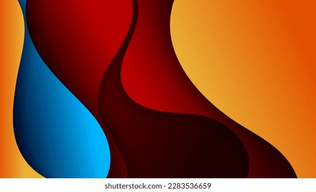 Abstract background soft gradient color and dynamic shadow on background .Vector background for wallpaper,banner. Eps 10