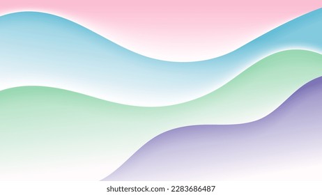 Abstract background soft gradient color and dynamic shadow on background. Eps 10