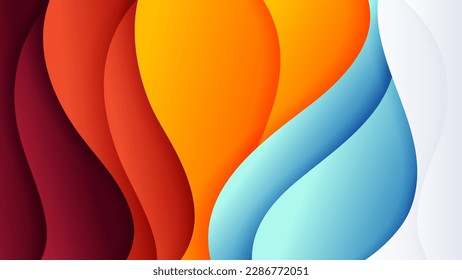 Abstract background soft gradient color and dynamic shadow on background .Vector background for wallpaper,banner. Eps 10