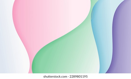 Abstract background soft gradient color and dynamic shadow on background .Vector background for wallpaper,banner. Eps 10