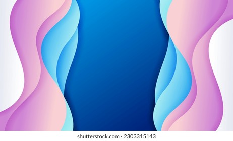 Abstract background soft gradient color and dynamic shadow on background .Vector background for wallpaper,banner. Eps 10
