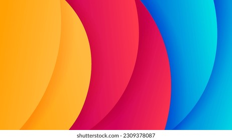 Abstract background soft gradient color and dynamic shadow on background .Vector background for wallpaper,banner. Eps 10