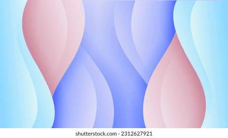 Abstract background soft gradient color and dynamic shadow on background .Vector background for wallpaper,banner. Eps 10