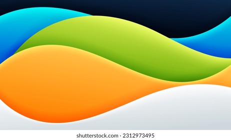 Abstract background soft gradient color and dynamic shadow on background. Eps 10