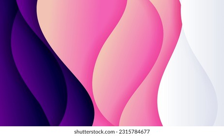 Abstract background soft gradient color and dynamic shadow on background .Vector background for wallpaper,banner. Eps 10