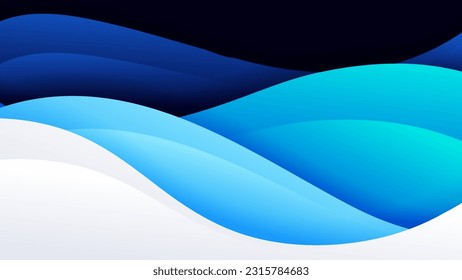 Abstract background soft gradient color and dynamic shadow on background .Vector background for wallpaper,banner. Eps 10