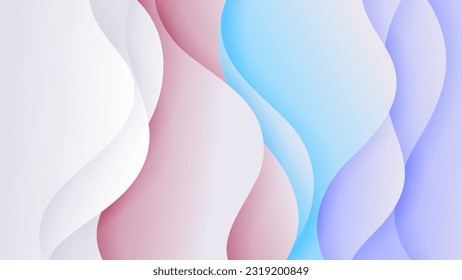 Abstract background soft gradient color and dynamic shadow on background .Vector background for wallpaper,banner. Eps 10