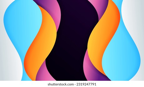 Abstract background soft gradient color and dynamic shadow on background. Eps 10