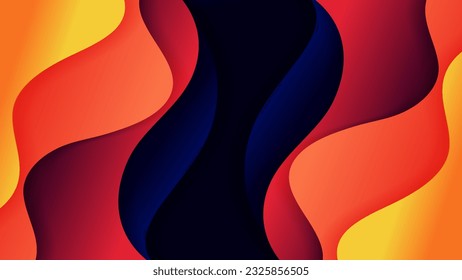 Abstrakter Hintergrund, weiche Farbverlauf-Farbe und dynamischer Schatten auf Hintergrund .Vektorhintergrund für Tapete,Banner. EPS10
