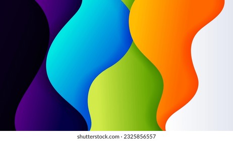 Abstract background soft gradient color and dynamic shadow on background .Vector background for wallpaper,banner. Eps 10