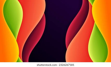 Abstract background soft gradient color and dynamic shadow on background. Eps 10
