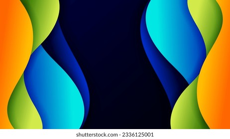 Abstract background soft gradient color and dynamic shadow on background .Vector background for wallpaper banner. Eps 10