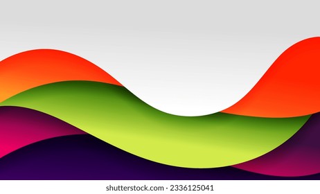 Abstract background soft gradient color and dynamic shadow on background .Vector background for wallpaper banner. Eps 10