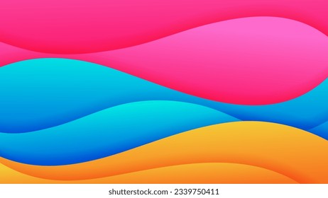 Abstract background soft gradient color and dynamic shadow on background .Vector background for wallpaper. Eps 10