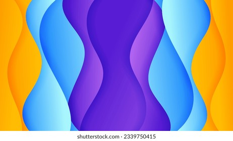 Abstract background soft gradient color and dynamic shadow on background .Vector background for wallpaper. Eps 10
