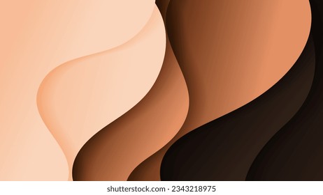 Abstract background soft gradient color and dynamic shadow on background .Vector background for wallpaper. Eps 10