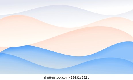 Abstract background soft gradient color and dynamic shadow on background .Vector background for wallpaper. Eps 10