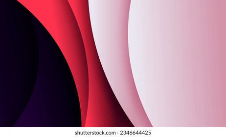 Abstract background soft gradient color and dynamic shadow on background .Vector background for wallpaper. Eps 10
