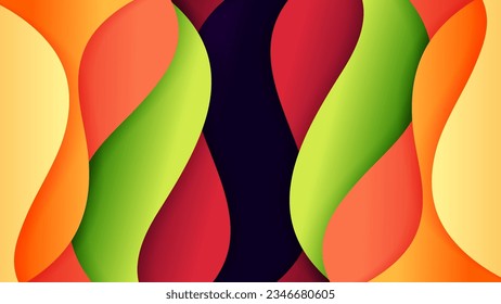 Abstract background soft gradient color and dynamic shadow on background .Vector background for wallpaper. Eps 10