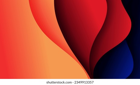 Abstract background soft gradient color and dynamic shadow on background .Vector background for wallpaper. Eps 10