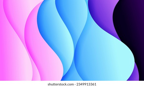 Abstract background soft gradient color and dynamic shadow on background .Vector background for wallpaper. Eps 10