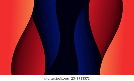 Abstract background soft gradient color and dynamic shadow on background .Vector background for wallpaper. Eps 10