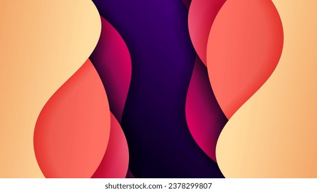 Abstract background with soft gradient color and dynamic shadow on background .Vector background for wallpaper. Eps 10